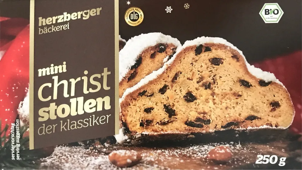 Bio-christstollen - Gâteau allemand biologique