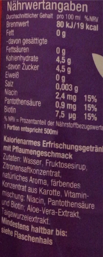 Ganic vitamin water