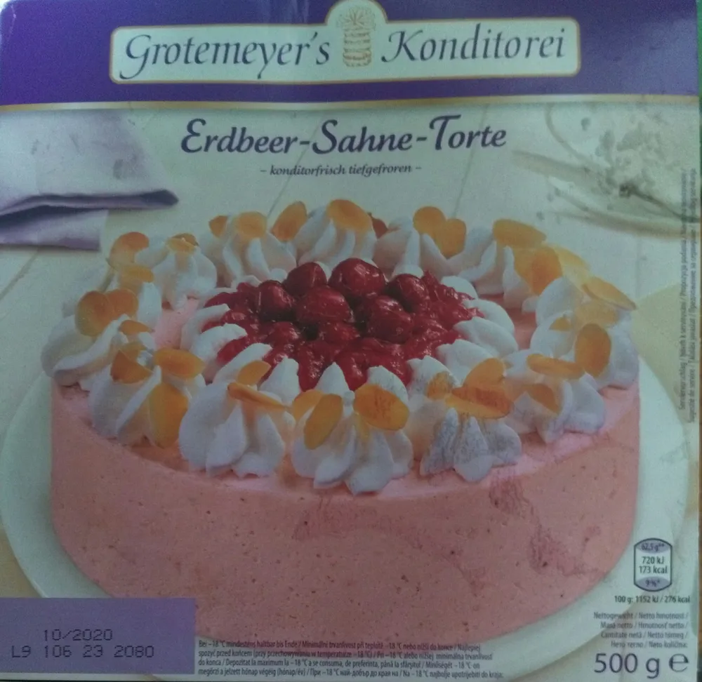 Erdbeer-Sahne-Torte