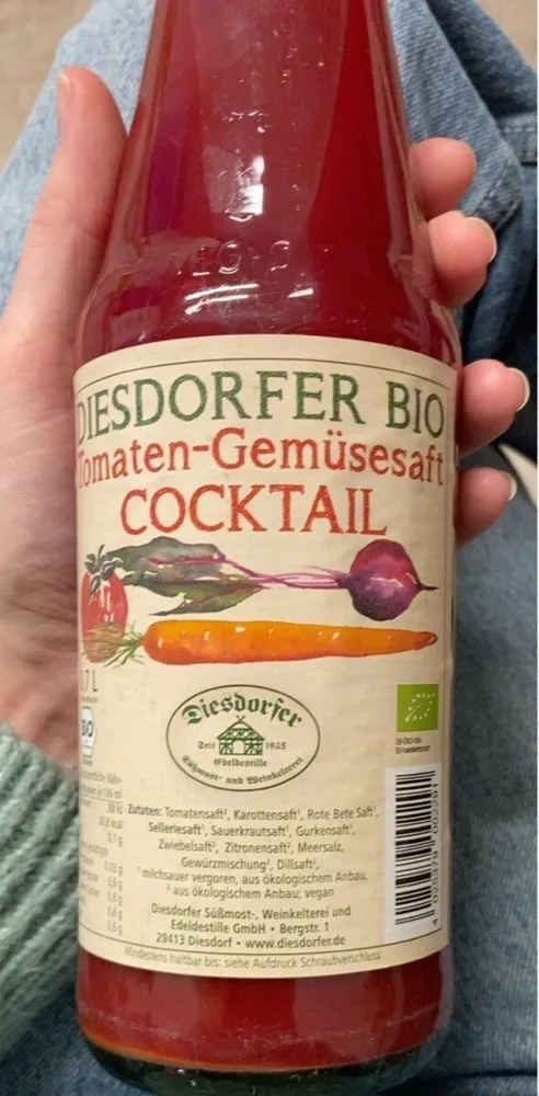 Tomaten-Gemüsesaft Cocktail