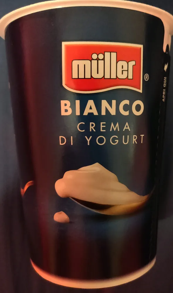 Bianco crema di yogurt