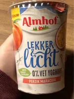 LEKKER & licht 0% VET YOGHURT PERZIK MARACUJA