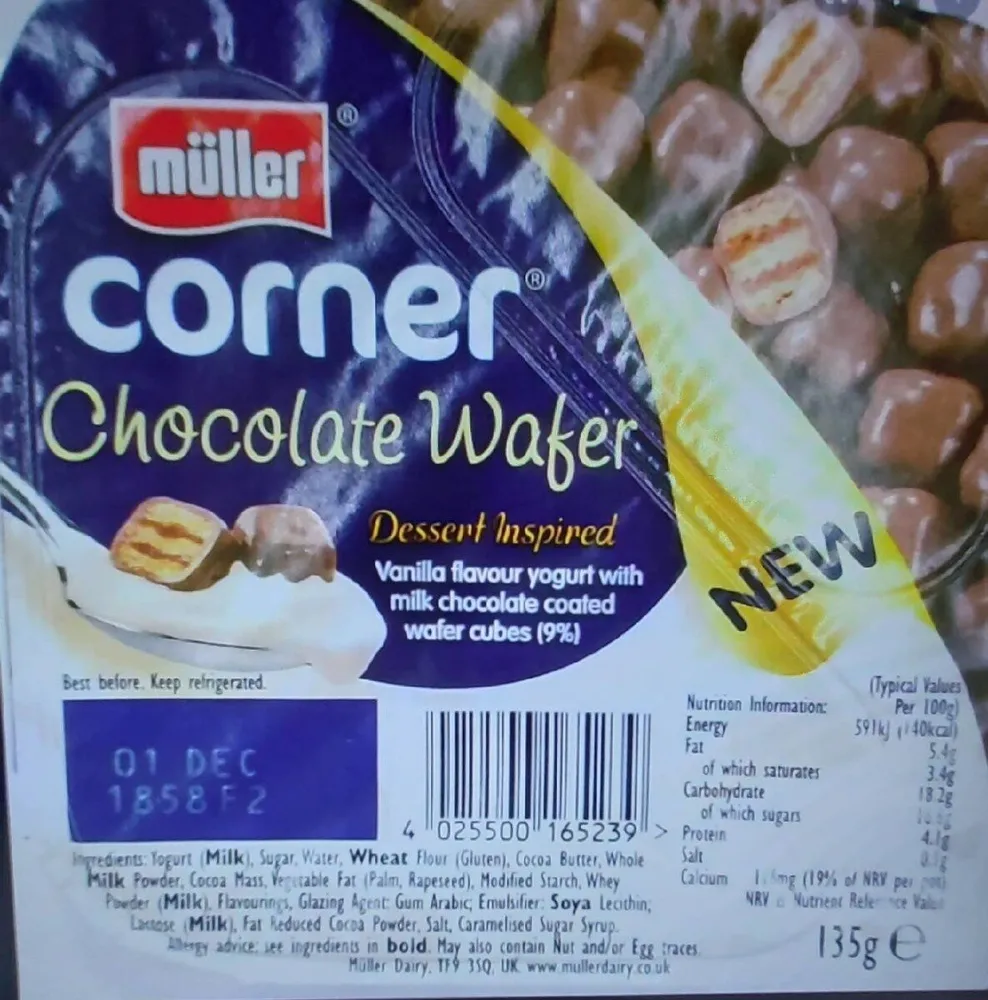Muller corner chocolate wafer