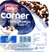 Corner vanilla chocolate balls