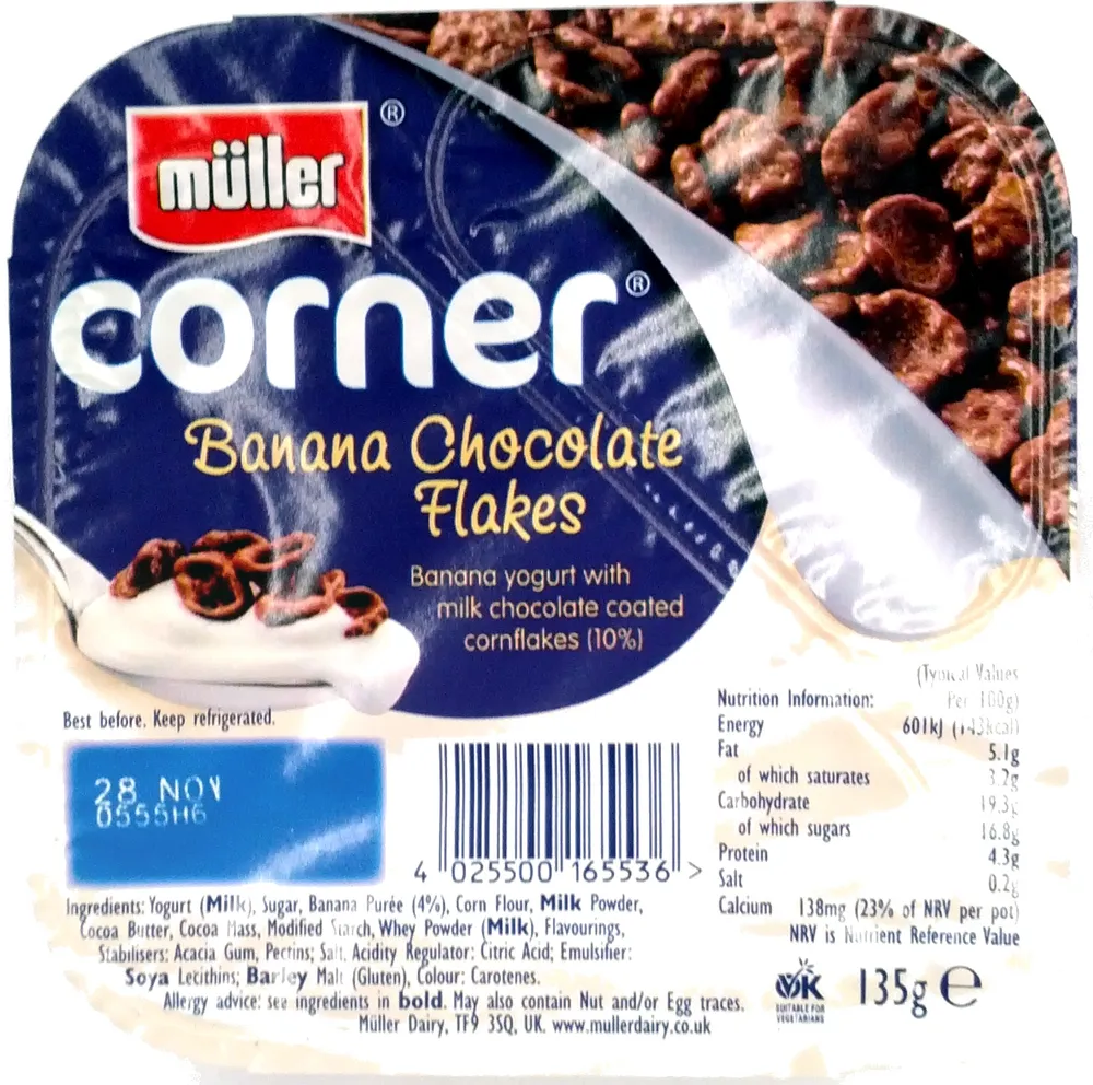 Corner Banana Chocolate Flakes