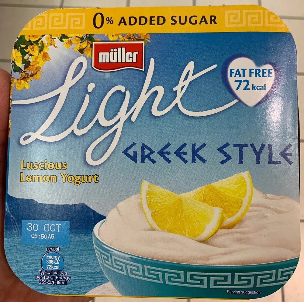 Luscious lemin yogurt