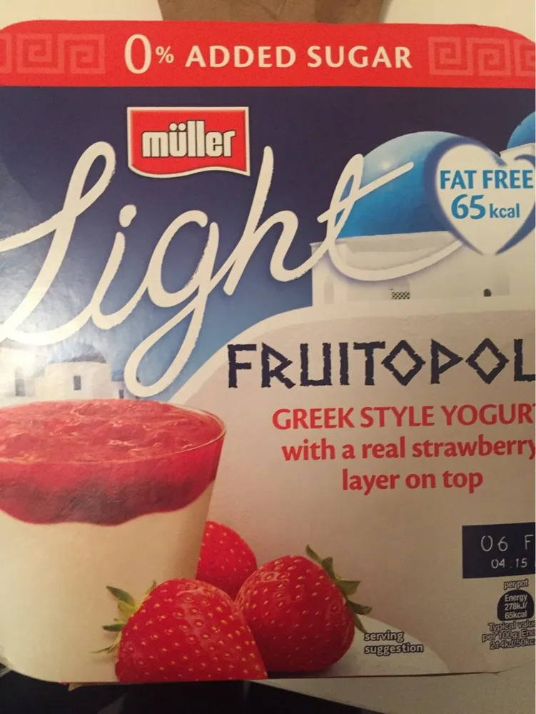 Muller Light Greek Topolis Strawberry 4P
