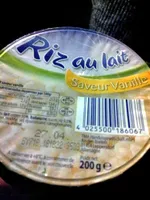 Riz au lait saveur vanille