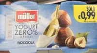 Yogurt 0% grassi nocciola