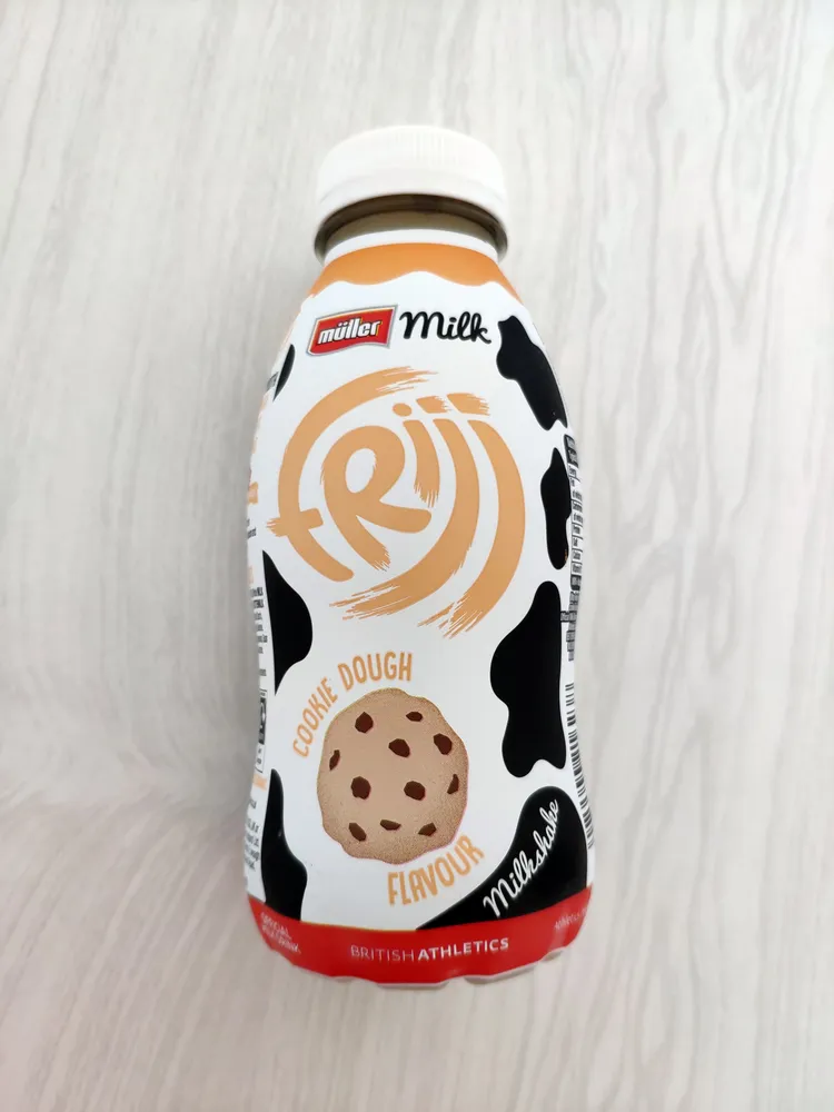 Cookie dough flavour milkshake