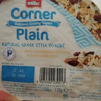 Natural greek style yogurt