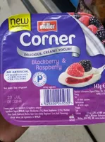 Corner creamy yogourt Blackberry & raspberry