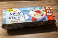Muller Corner Greek style natural yogurt strawberry