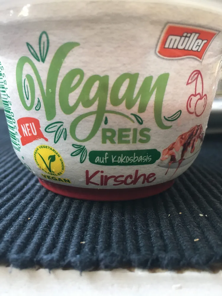 Vegan Reis Kirsche