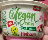 Vegan Reis auf Kokosbasis Himbeere