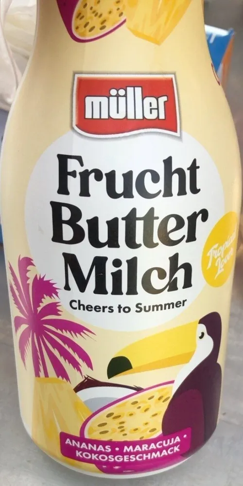 Buttermilch Ananas Maracuja Kokos