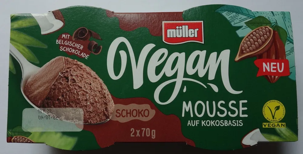 Vegan Mousse auf Kokosbasis