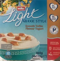 Muller Light Greek Style Smooth Toffee Flavour Yogurt