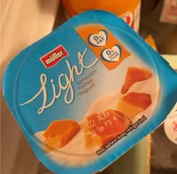 Smooth toffee yogurt