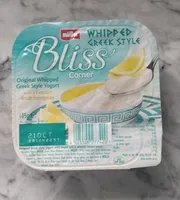 Bliss Whipped Greek lemon corner