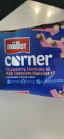 Strawberry Shortcake x3 Milk Chocolate Digestive x3 deliciously creamy yogurts