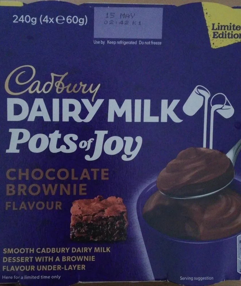 Dairy milk pots of joy