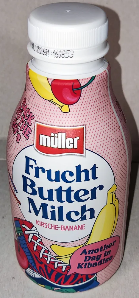 Fruchtbuttermilch - Kirsche-Banane