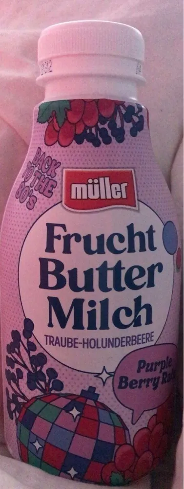 Fruchtbuttermilch - Traube-Holunderbeere