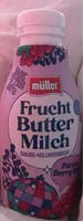 Fruchtbuttermilch - Traube-Holunderbeere