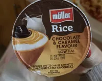 Chocolate & hazelnut rice pudding