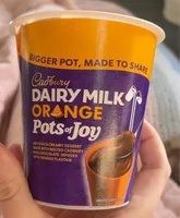 Dairy Milk Orange Pots of joy