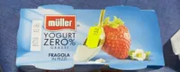 Yogurt fragola in pezzi