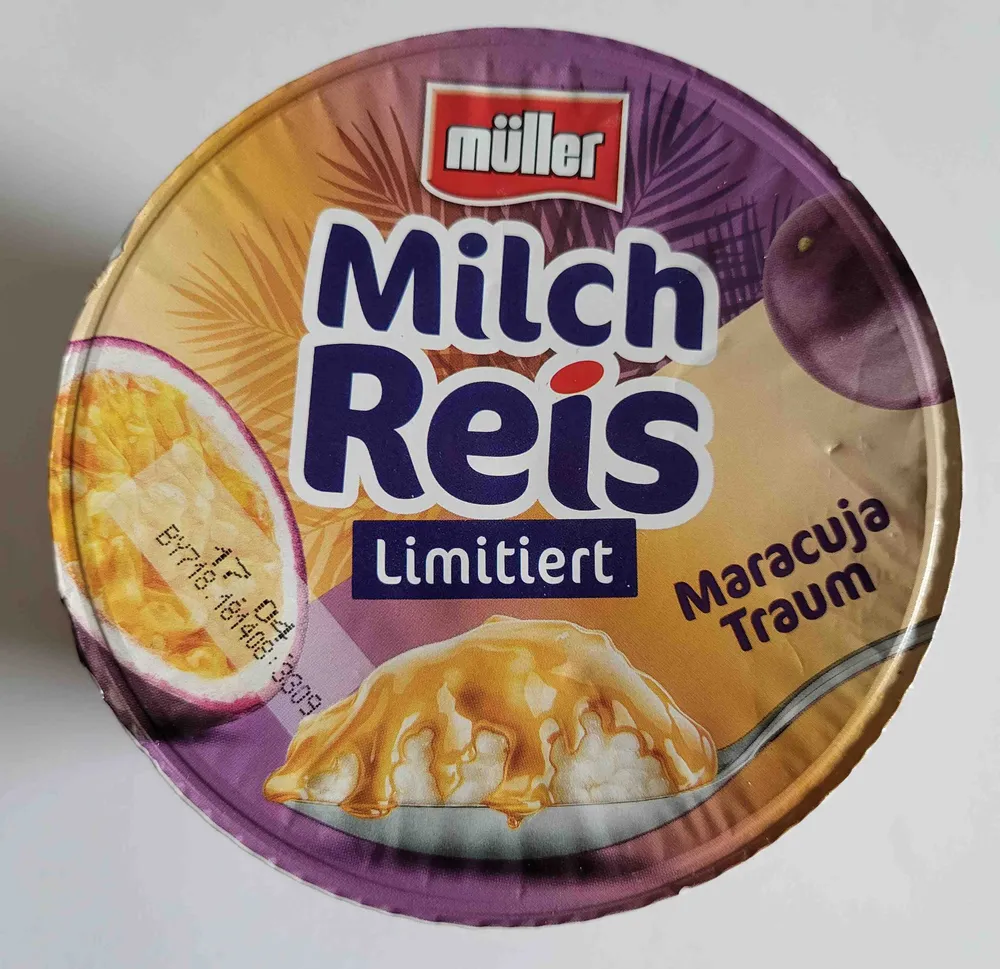 Milch Reis Maracuja Traum Limitiert