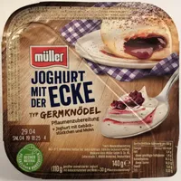 Joghurt mit der Ecke Typ Germknödel