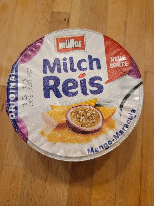 Milchreis Mango Maracuja