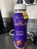 creamy chocolate milkshake