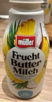Fruchtbuttermilch Ananas Kokos