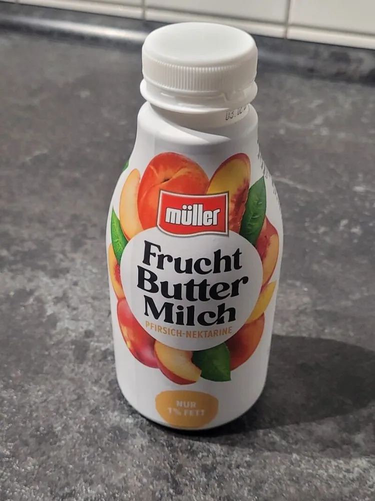 Frucht Butter Milch - Pfirsich-Nektarine