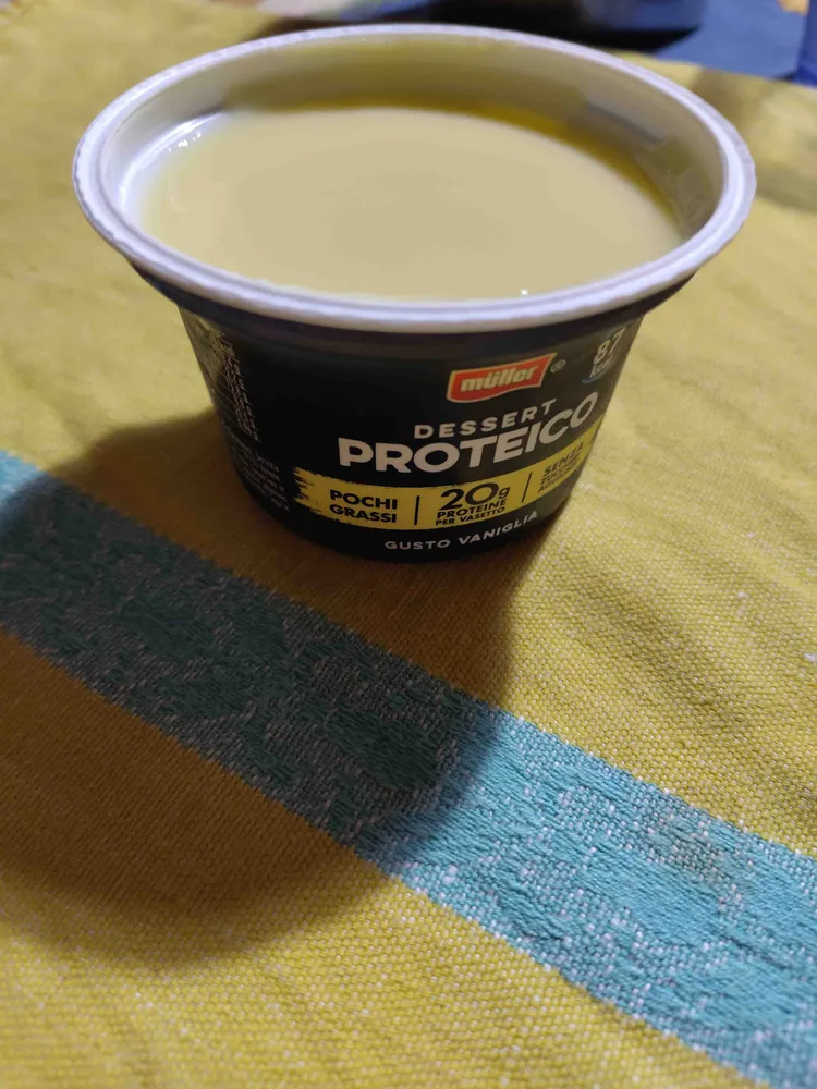 Dessert proteico gusto vaniglia