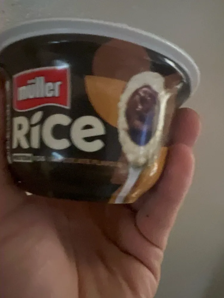 Rice chocolate protein pudding cup