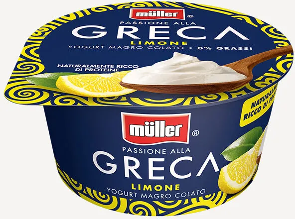 Passione alla greca yogurt magro colato al limone