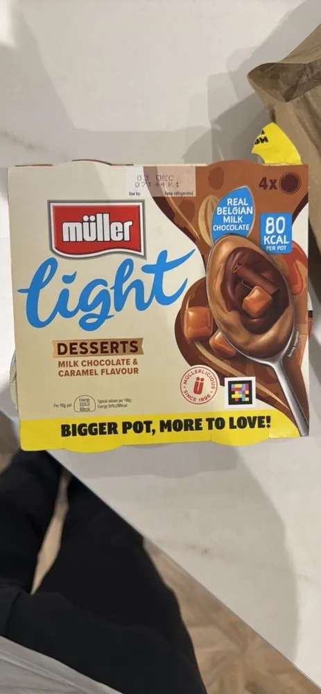 DESSERTS MILK CHOCOLATE & CARAMEL FLAVOUR