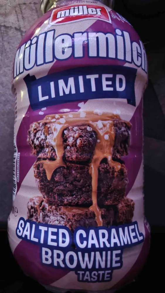 Müllermilch Salted Carmel Brownie