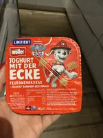 Joghurt mit der Ecke Feuerwehrkekse