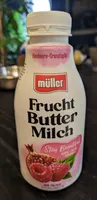 Fruchtbuttermilch Himbeere-Granatapfel