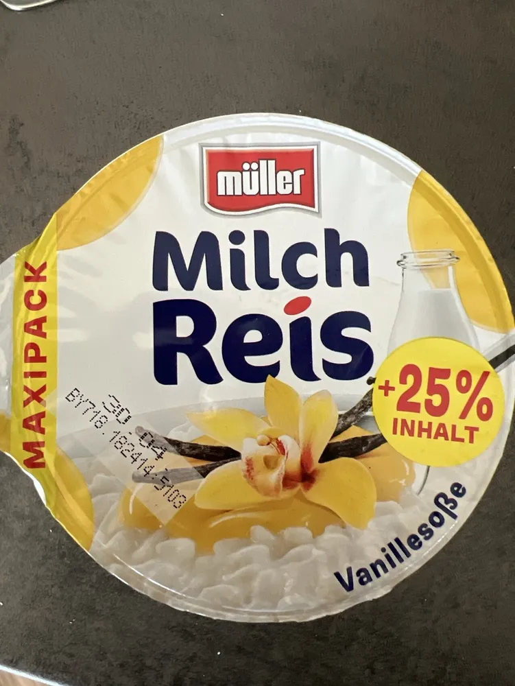 Müller Milchreis Vanille