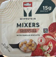 MIXERS Strawberries & Cream Flavour with Vanilla Biscuits