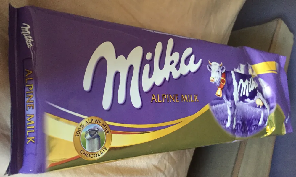 Milka chocolate tablet milk