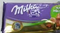 Milka chocolate tablet milk with whole nuts