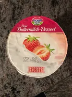 Unser Buttermilch-Dessert Erdbeere